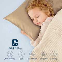 Atiksh Beddings set of 2 toddler pillow cases for cozy sleep