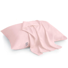 Atiksh Beddings toddler pillow case in blush, 12x16, soft and gentle on skin.