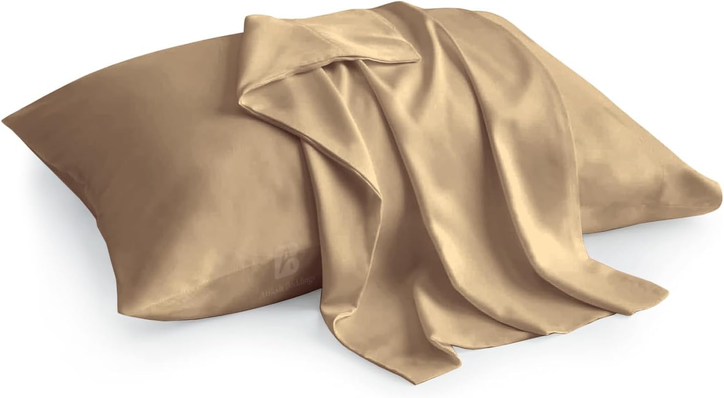 Atiksh Beddings toddler pillow case taupe 12x16 for soft naps