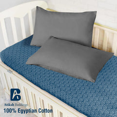 Atiksh Beddings toddler travel pillowcase 16x22, breathable cotton for comfy nights.