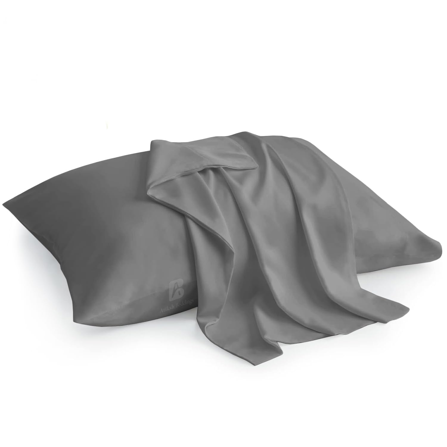 Atiksh Beddings youth pillowcase 2-pack, soft Egyptian cotton for kids' travel pillows.