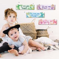 Atiloy nursery room butterfly wall hanging brings gentle charm to nurseries.