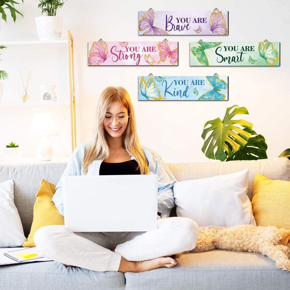 Atiloy warm butterfly decor idea creates a welcoming living space.
