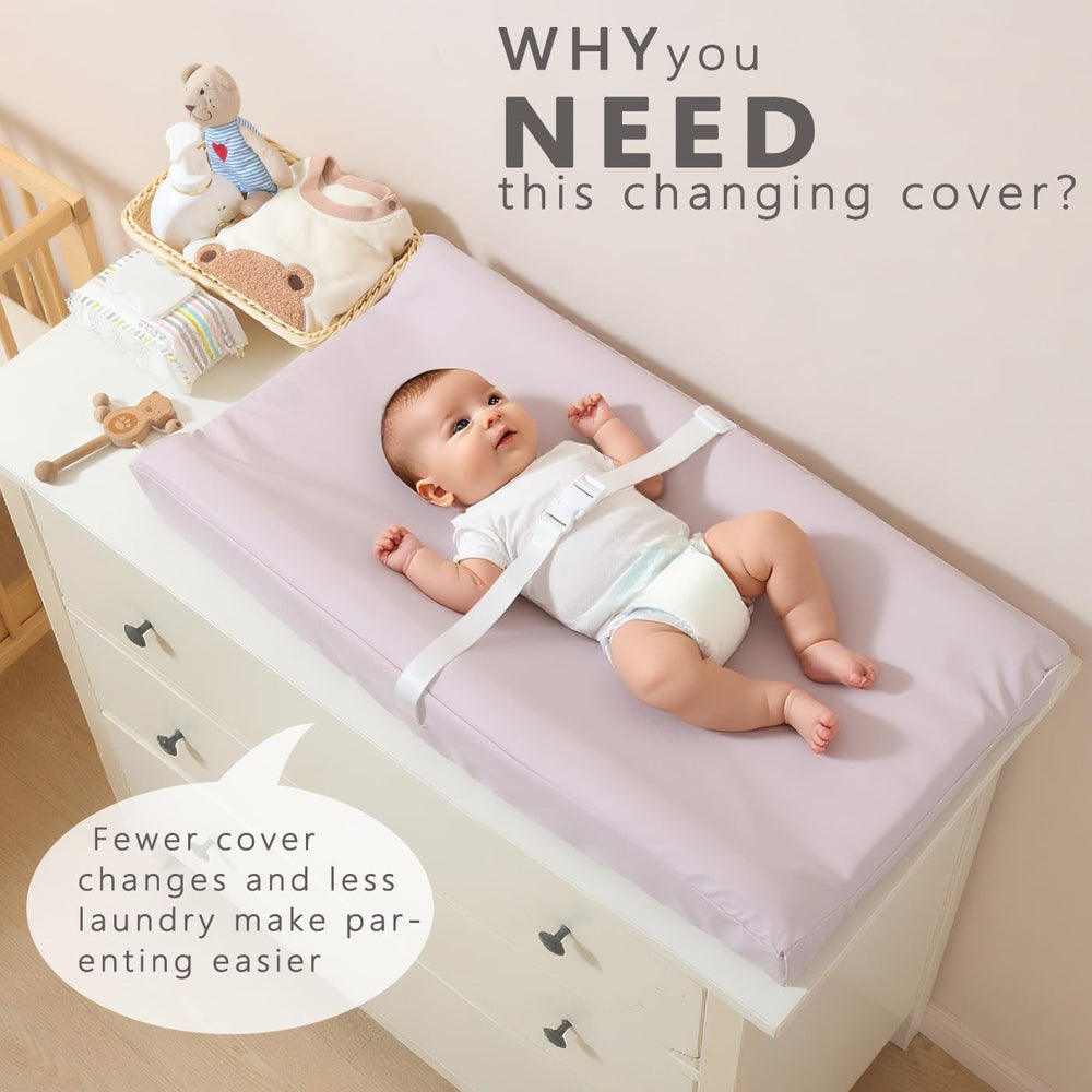 ATONGQI changing pad cover may show wrinkles from vacuum packaging