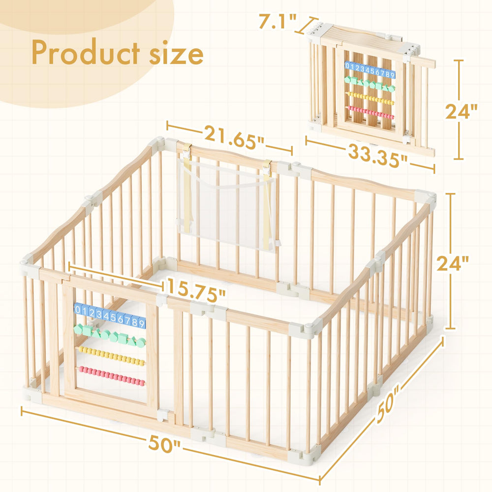 Atoping digital blocks gate showing colorful pieces for easy gating.