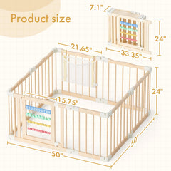Atoping digital blocks gate showing colorful pieces for easy gating.
