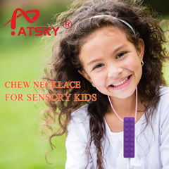 Atsky silicone dinosaur textured pendant provides oral stimulation to improve focus.