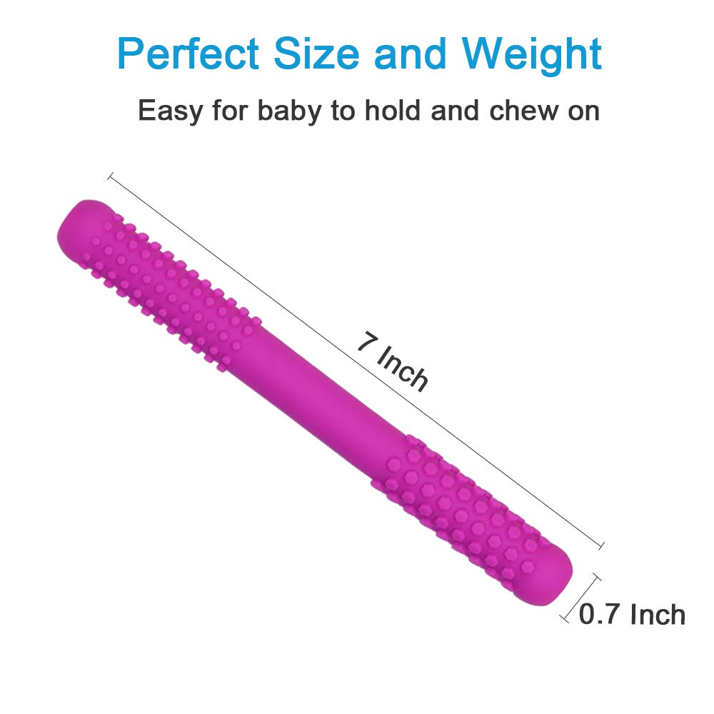 Atsky silicone teether ideal for 6–12 month babies free from BPA.