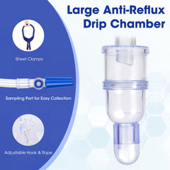 Atsuhut 48-inch drainage tube closeup highlighting kink-resistant durability.