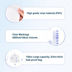 Atsuhut catheter bag with graduations and secure joints for hygienic use.