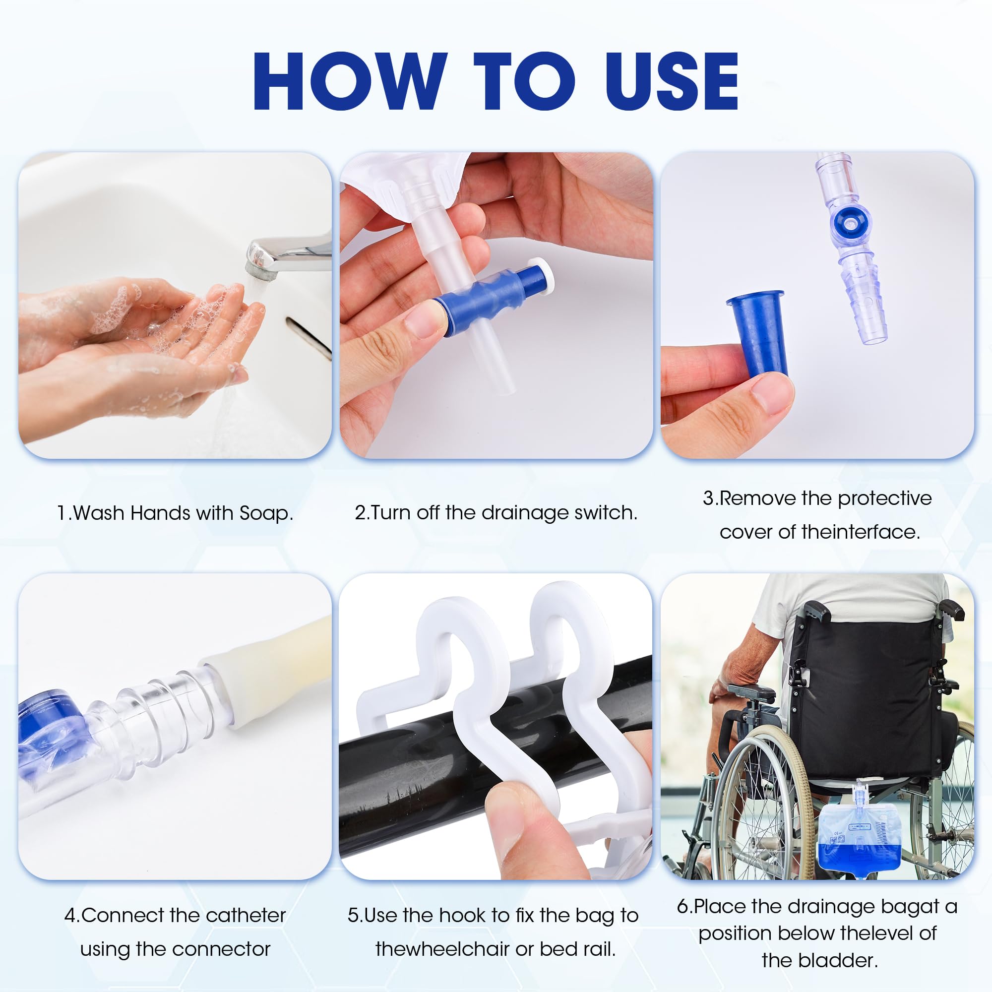 Atsuhut one-hand drain valve in action for easy controlled drainage.