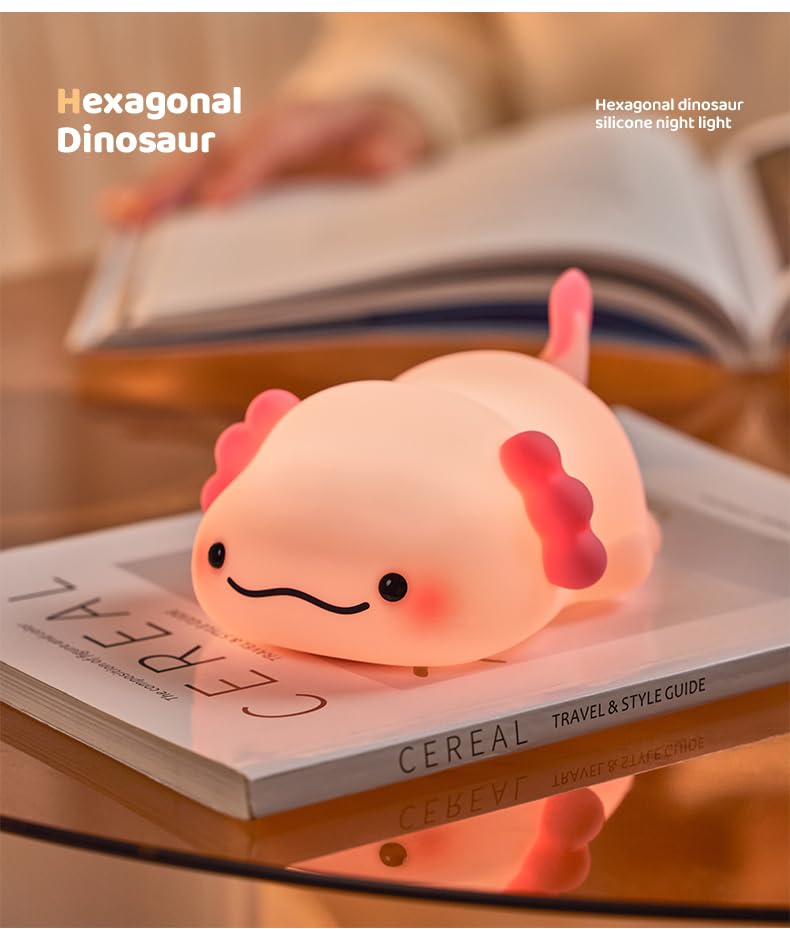 ATSUI Axolotl night light gift-ready packaging appeals to shoppers.