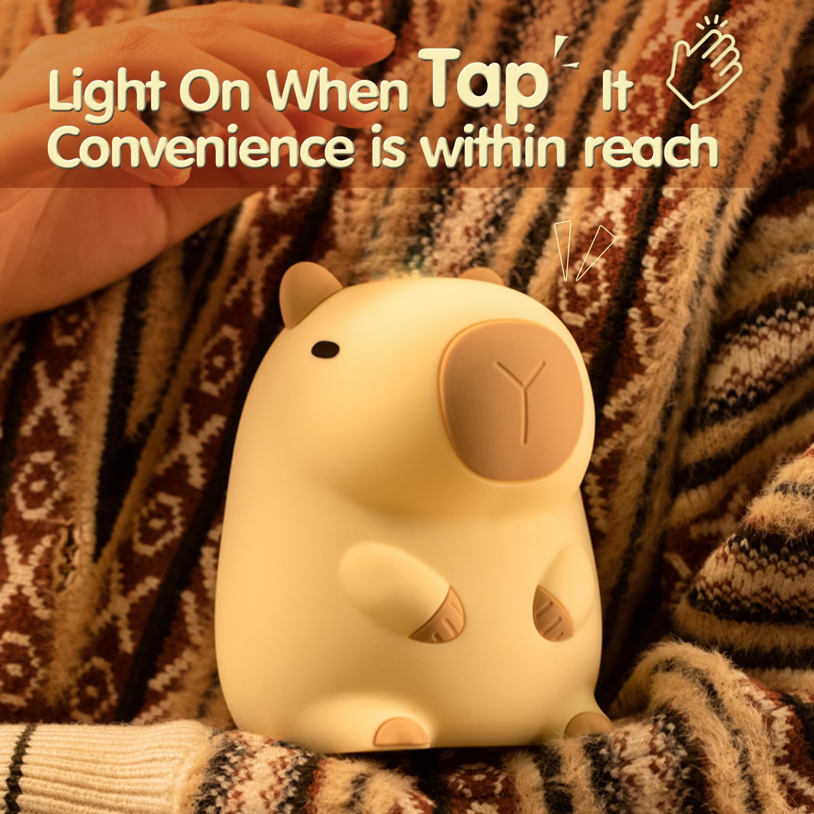 ATSUI capybara night light dimmable for flexible night routines