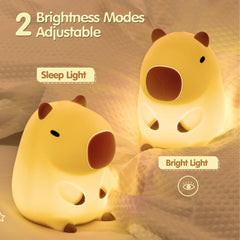 ATSUI capybara night light touch-control design for easy operation