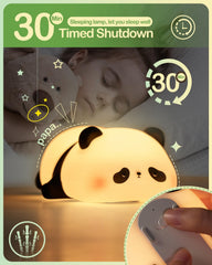 ATSUI Panda Night Light top touch-control demonstrates easy brightness adjustment.