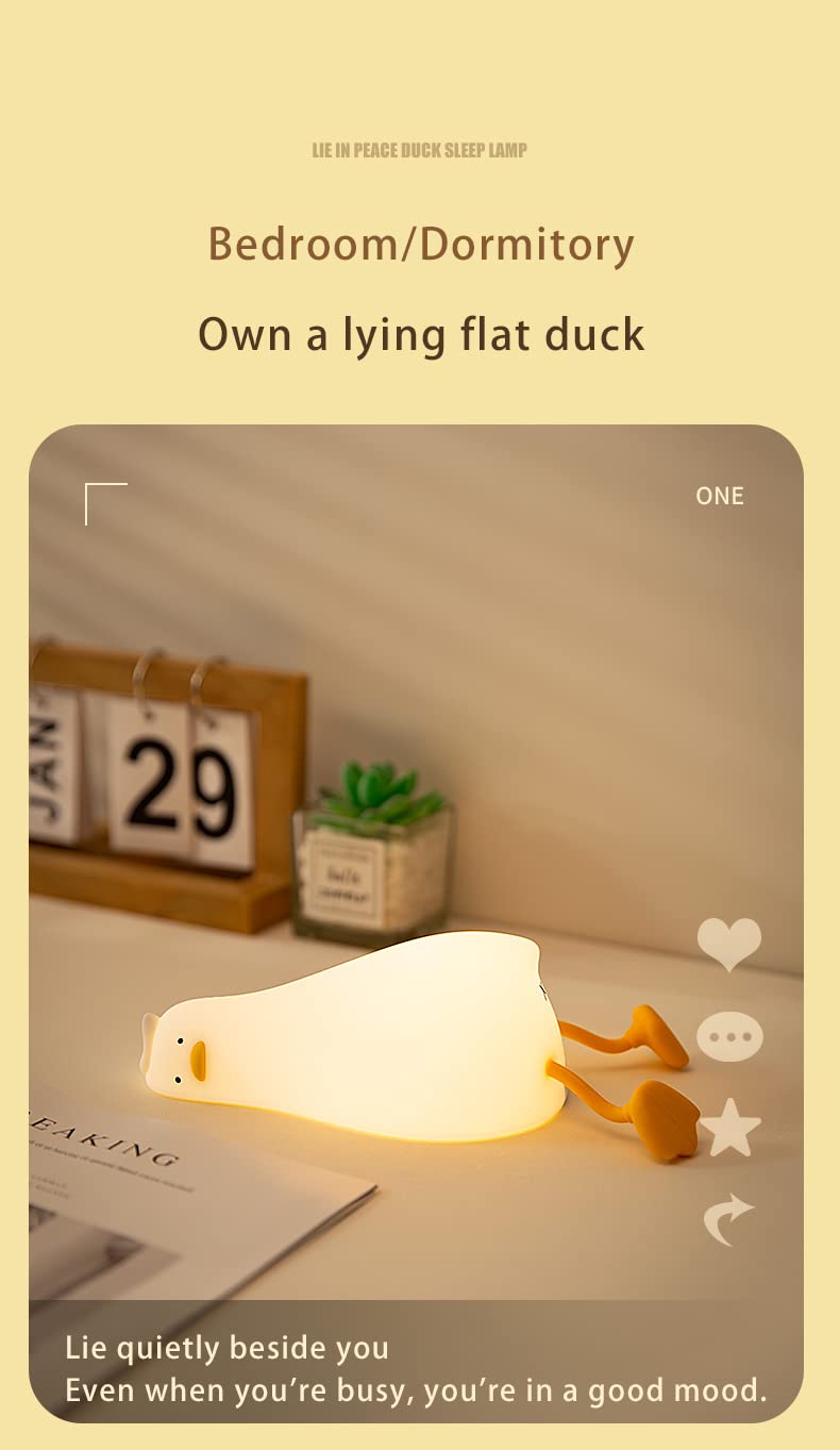 ATSUI Duck Night Light low brightness mode ideal for nursing