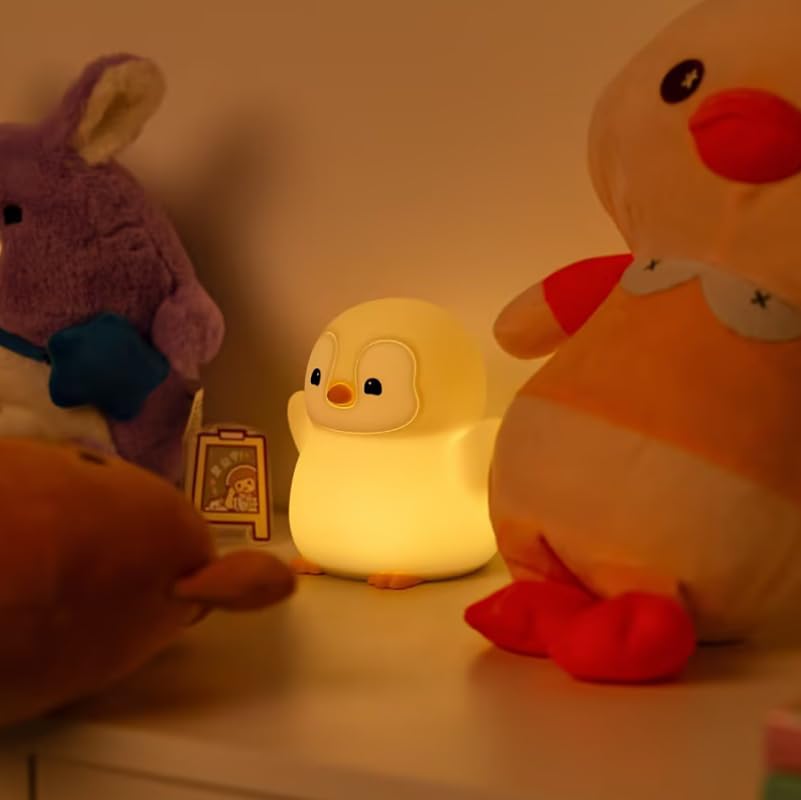 ATSUI Happy Penguin Night Light makes a thoughtful kids' gift for birthdays.
