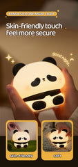 ATSUI panda night light with brightness control helps parents during nighttime routines.