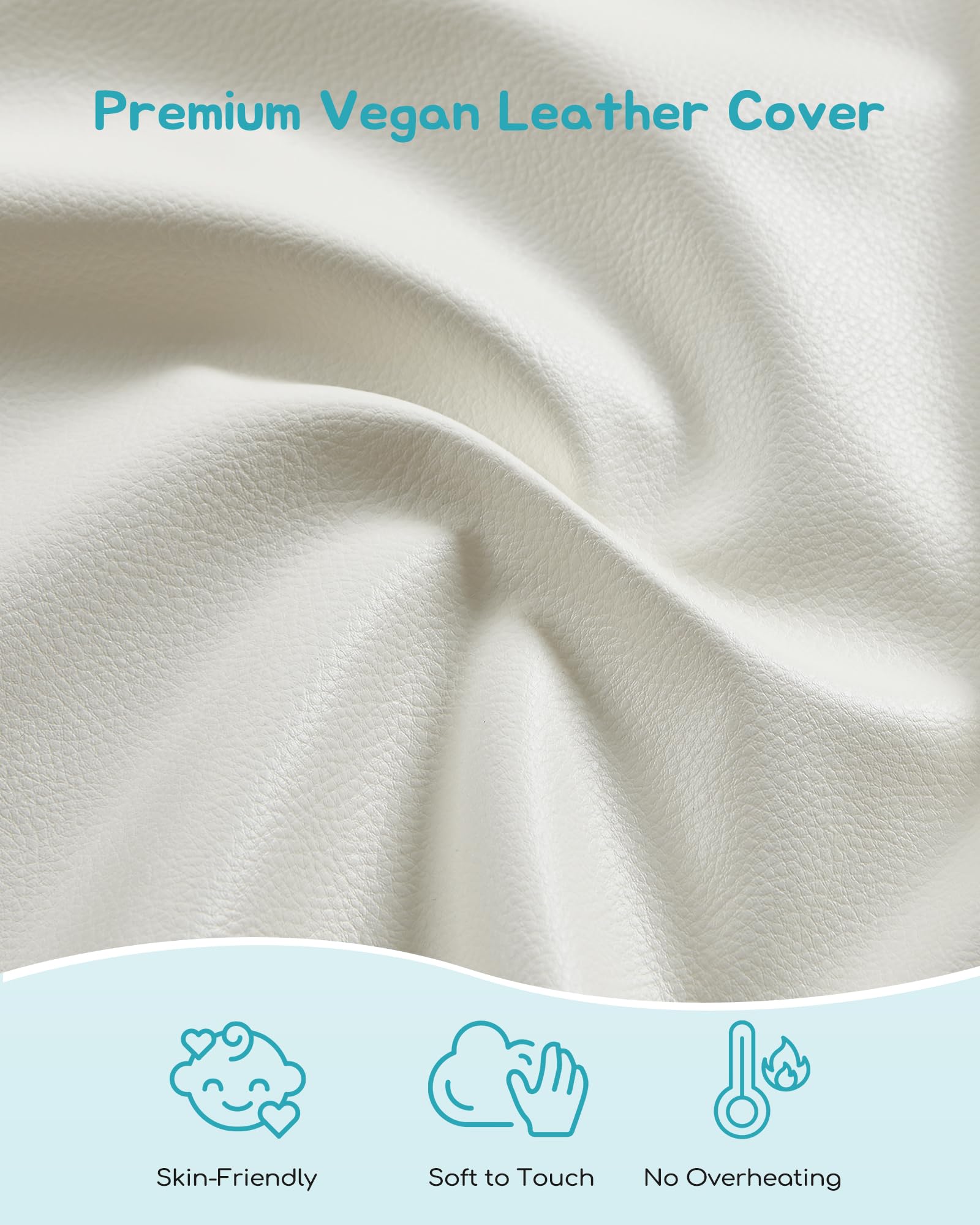 Attababy 39-inch round mat for tummy time with ample space.