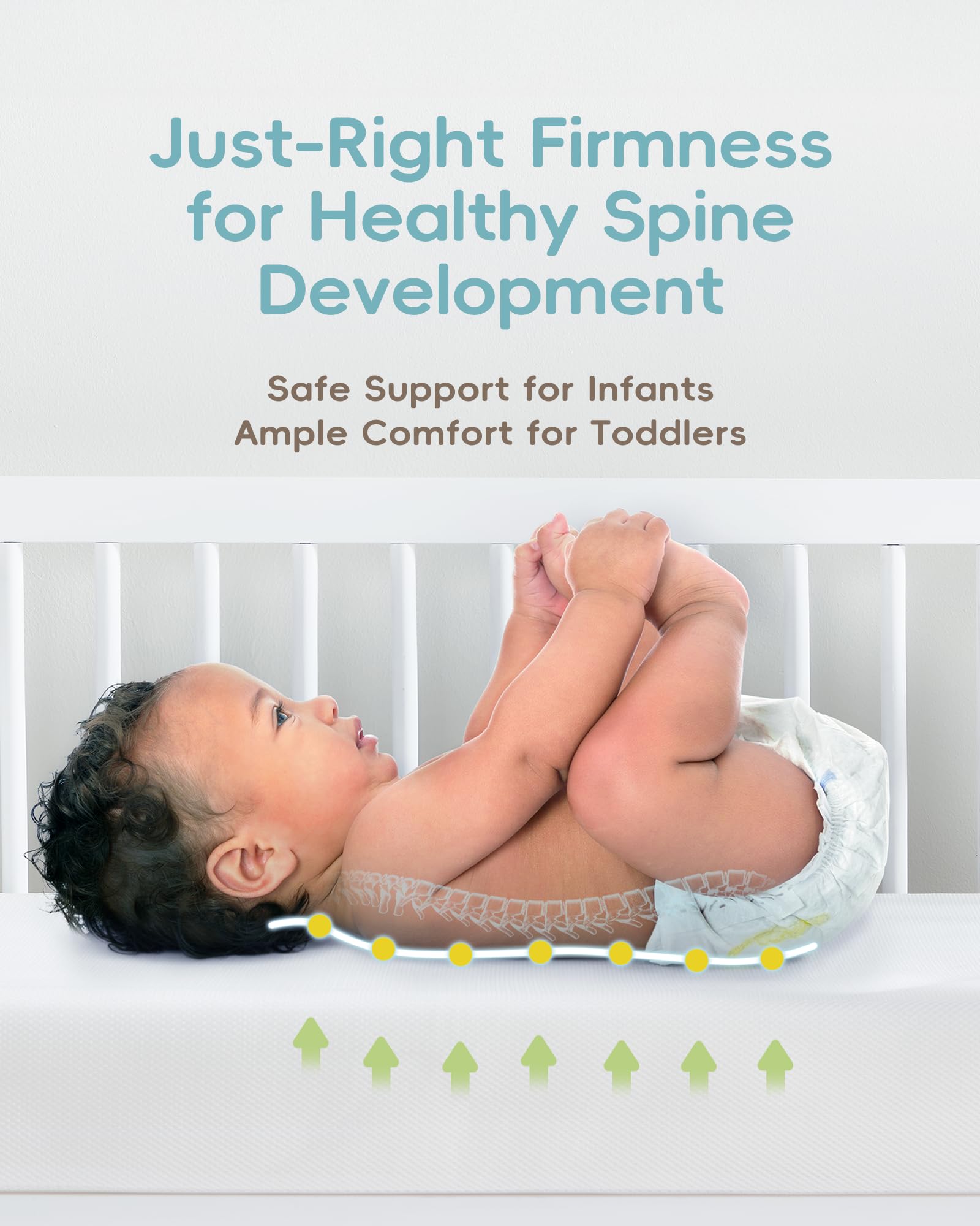 ATTABABY 3D air net cover enhances ventilation during naps.