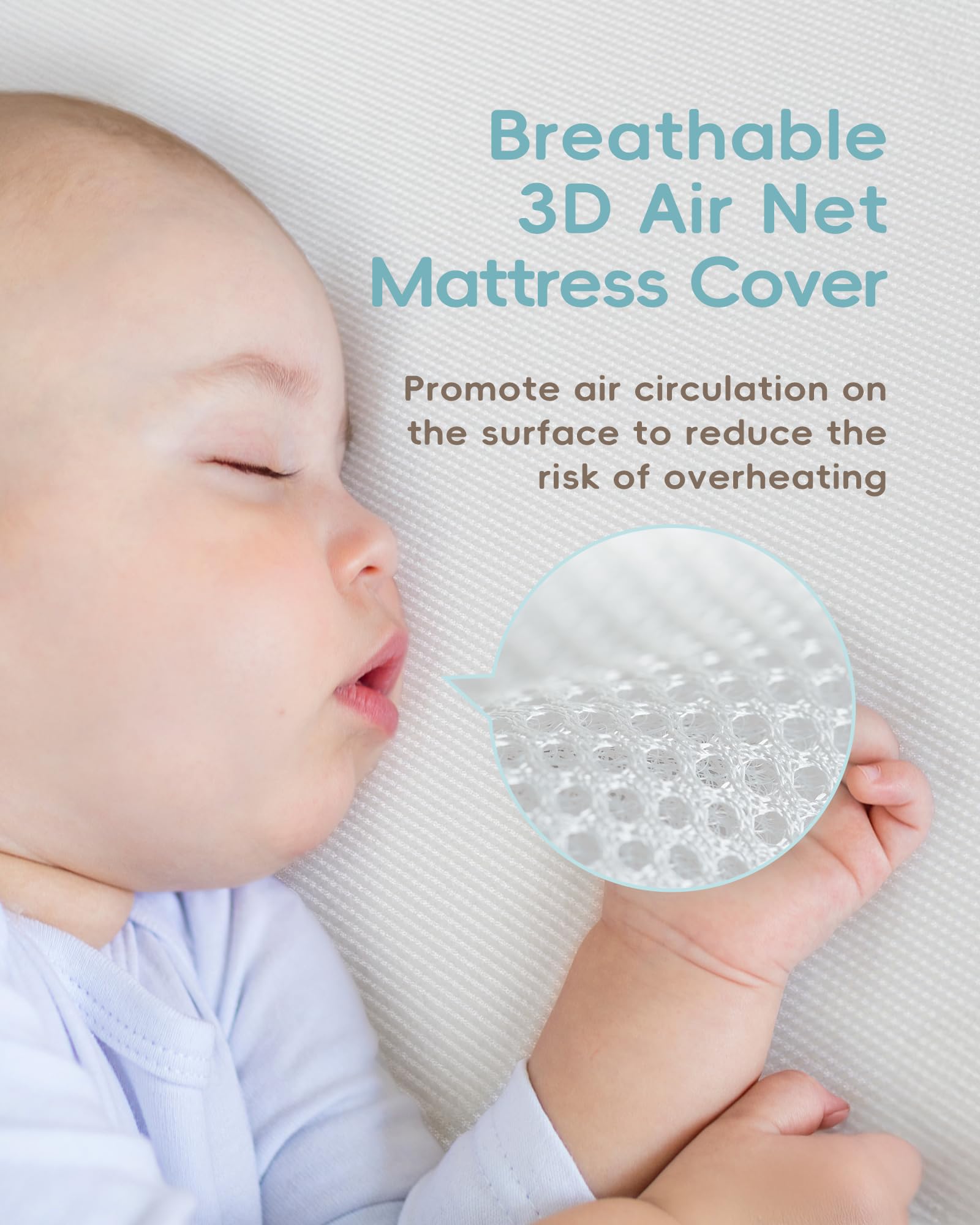 ATTABABY snug-fit design fits standard crib and toddler beds securely.
