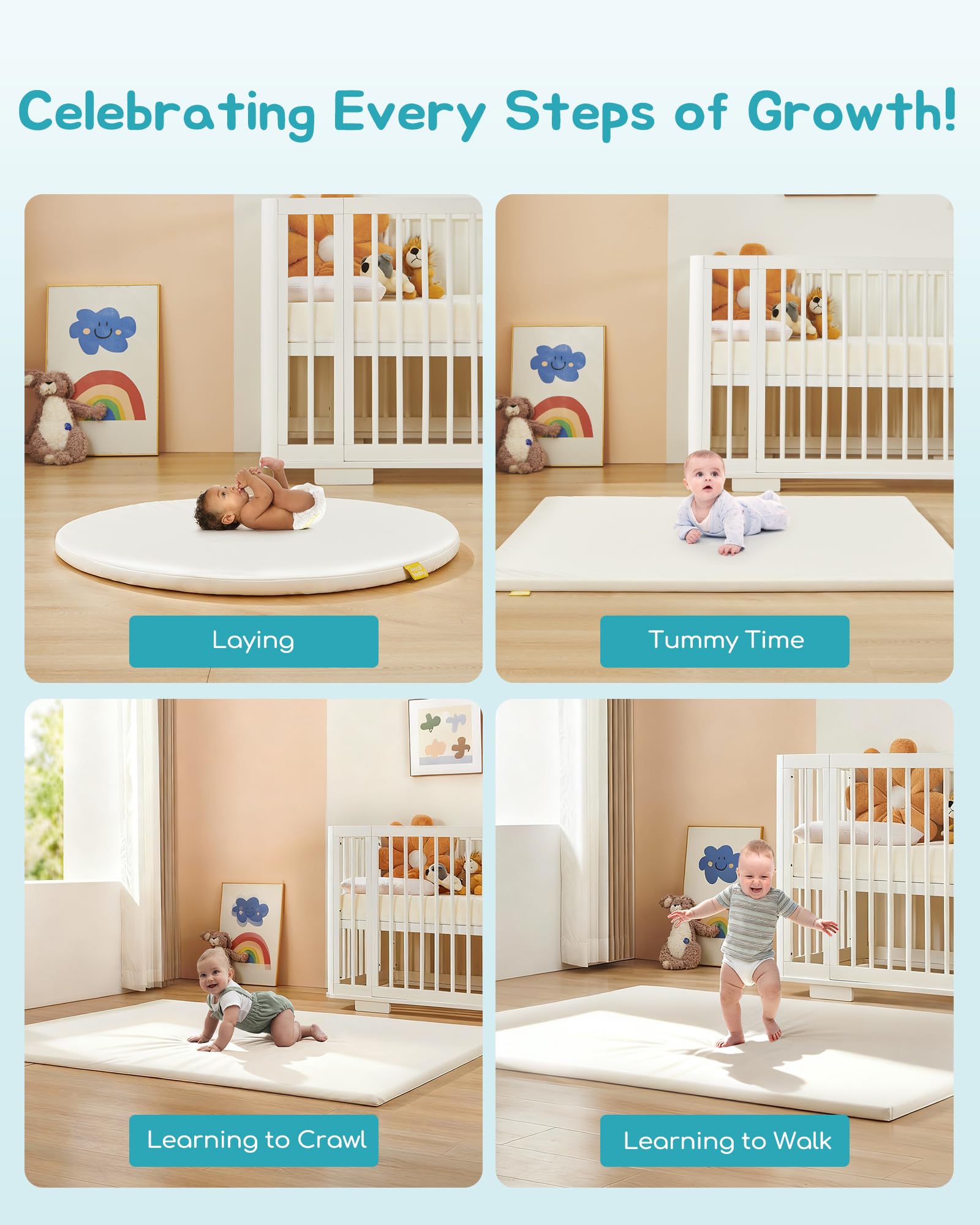 Attababy waterproof scratch-resistant cover keeps surfaces clean.