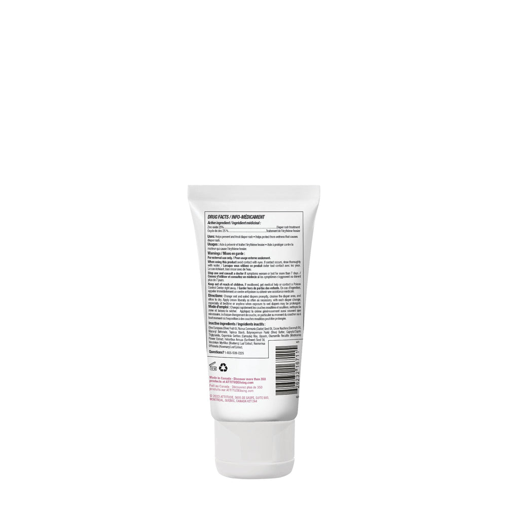ATTITUDE Baby Diaper Cream eco packaging, sustainable and recyclable
