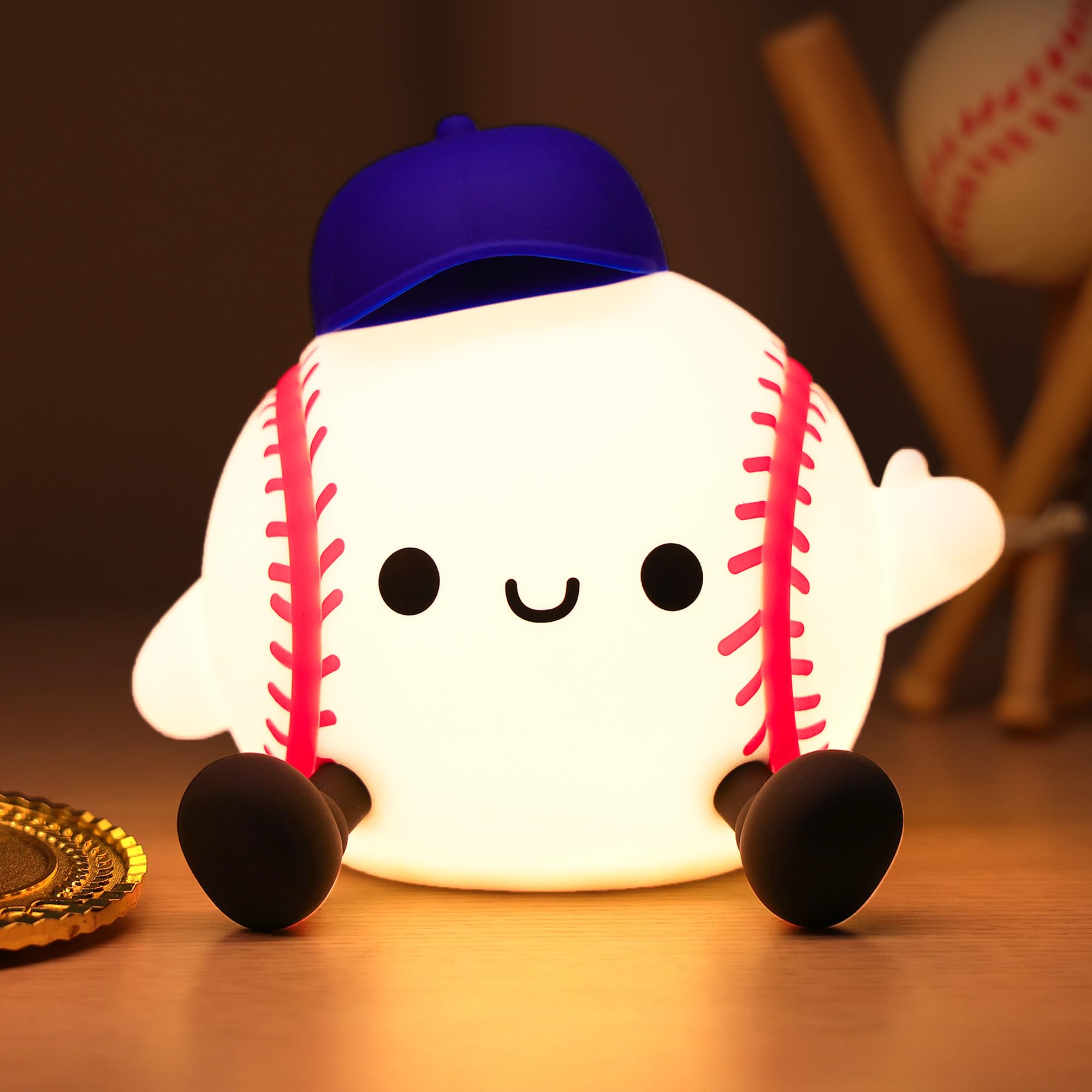 Attivolife baseball-night-light makes a great gift for sports lovers.