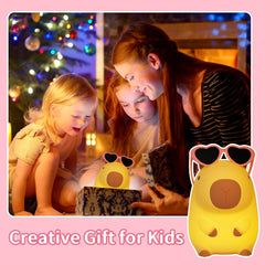 Attivolife Capybara lamp with auto-off timer for safe night use