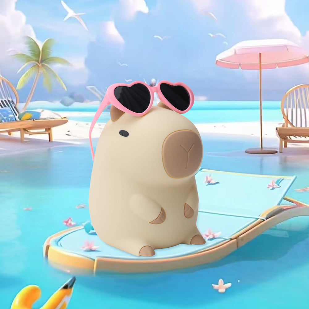 Fun Attivolife Capybara lamp adds playful bathroom decor
