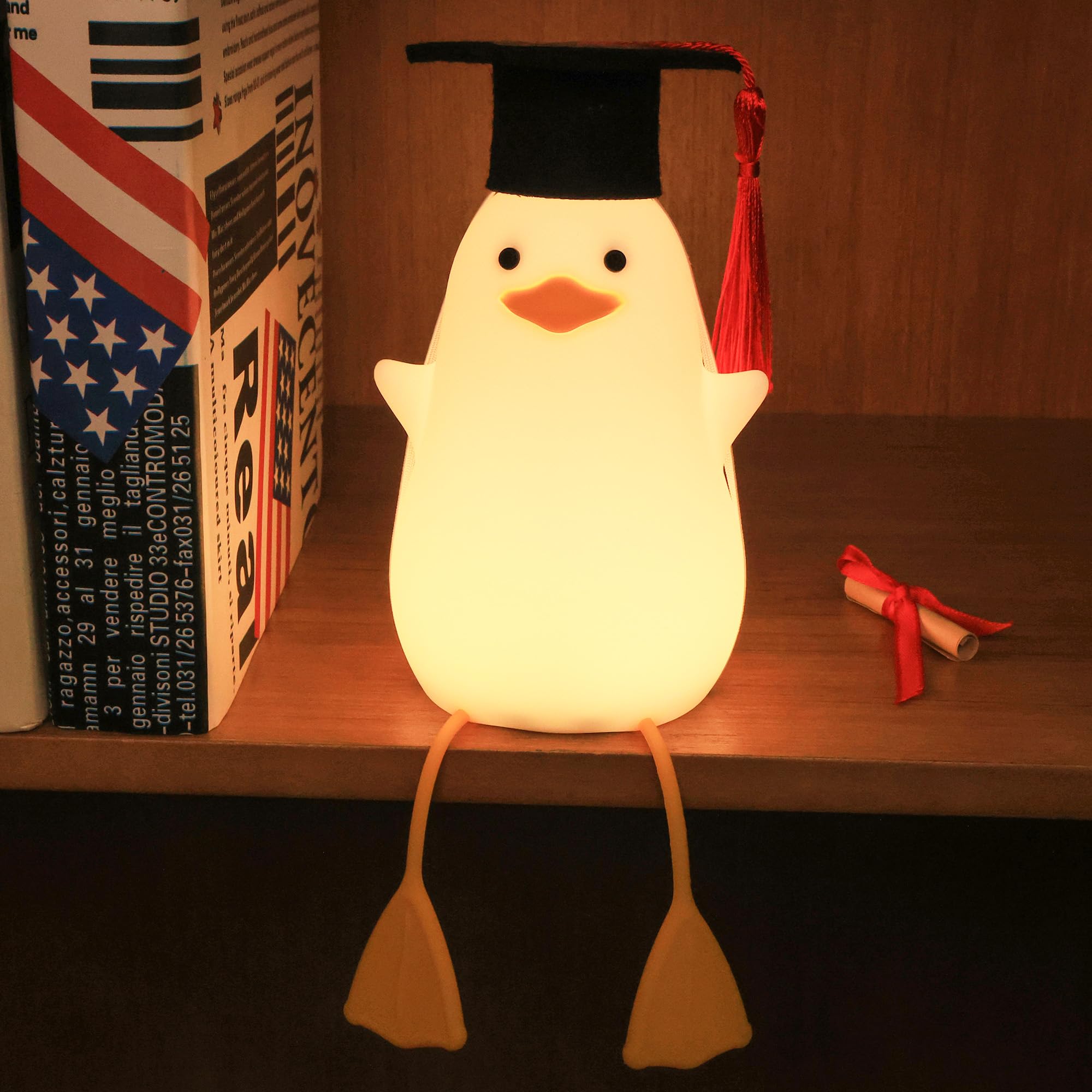 Attivolife BPA-free silicone duck lamp is safe for kids
