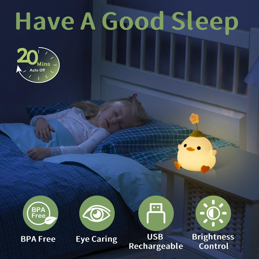 Attivolife duck night light made with safe ABS and PC materials