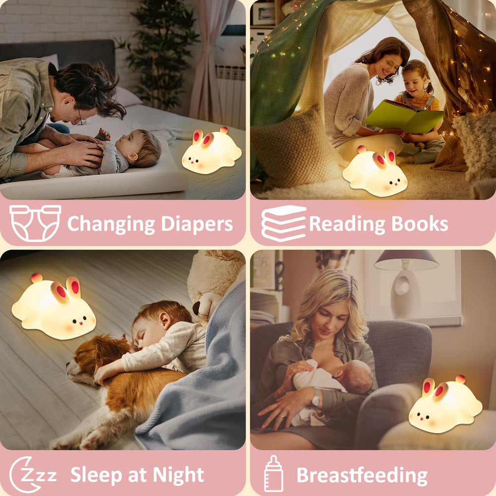 Attivolife kawaii nursery light creates cozy ambience for toddlers.
