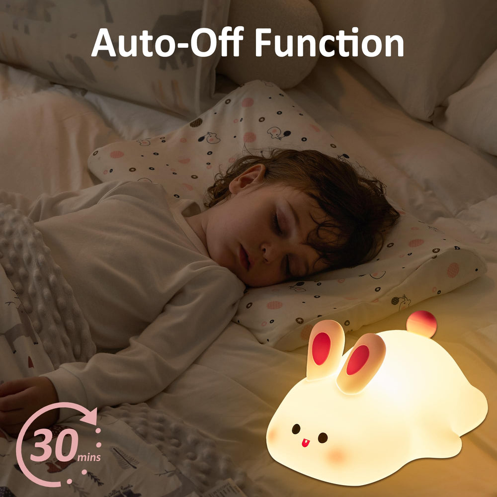 Attivolife rechargeable bunny lamp is portable for night trips.