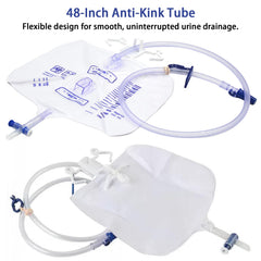 Atwlux 48-inch drainage tube image shows flexible, kink-resistant flow for smooth drainage