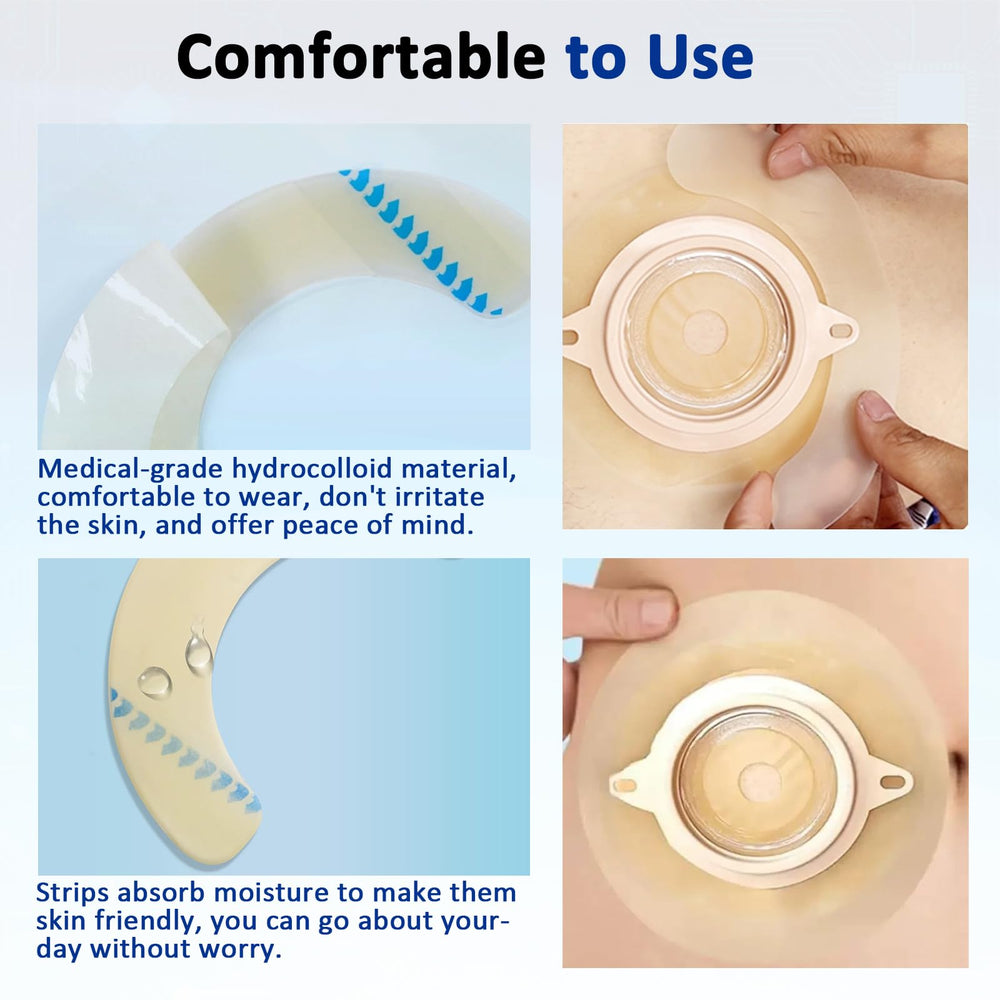 Atwlux 30-piece ostomy strips packaging for easy replacement.