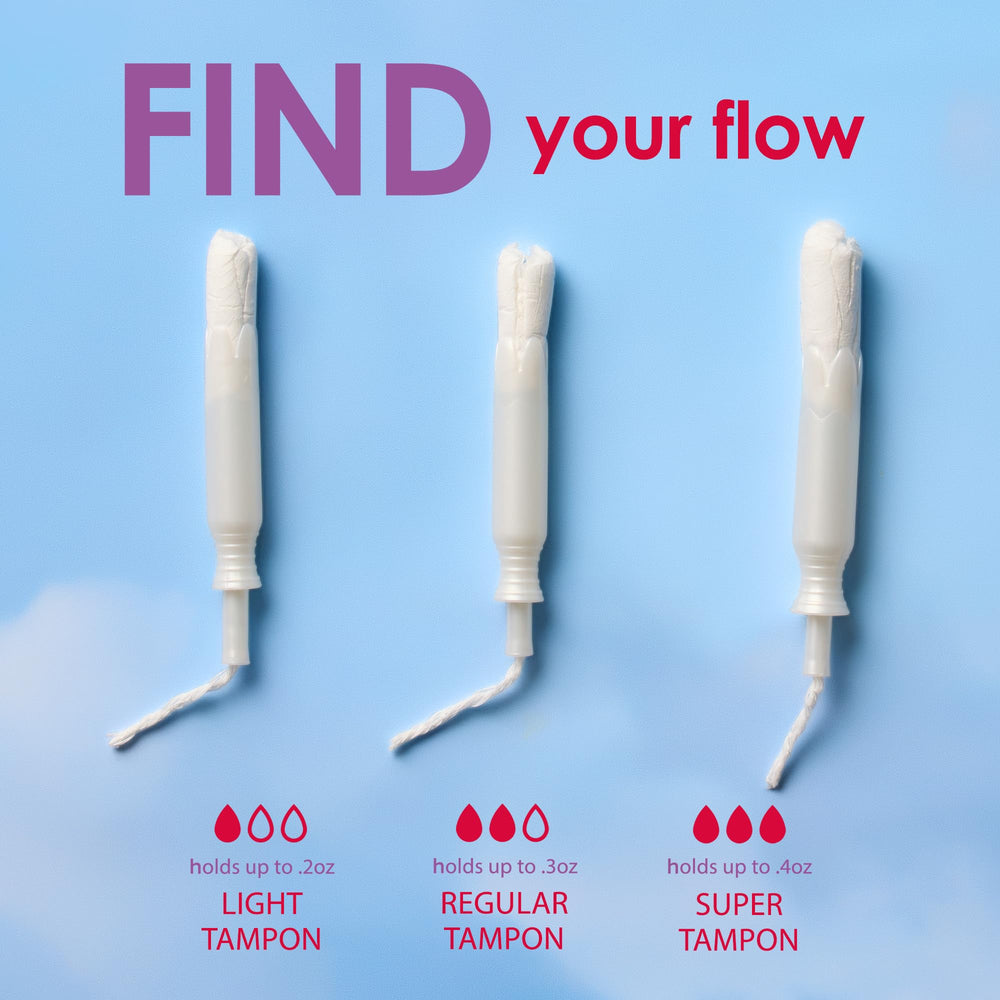 August Light Tampons use eco-friendly materials and sustainability focus.