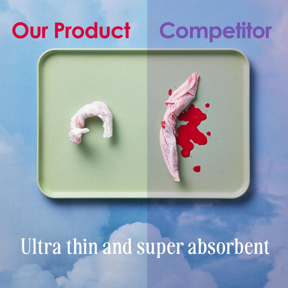 August Organic Panty Liners compostable wrappers illustrate sustainable disposal options.