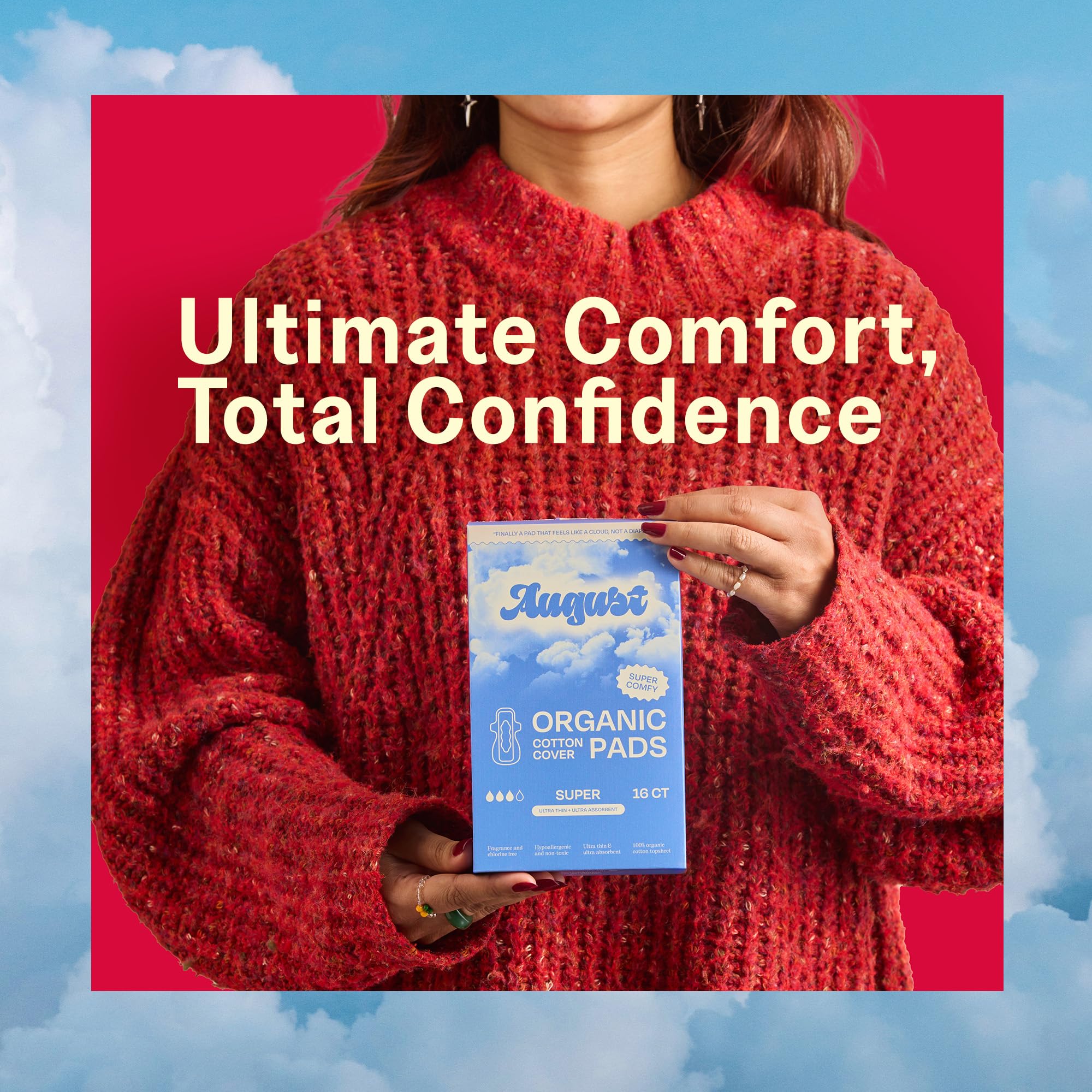 August soft, breathable materials keep you comfortable all day.