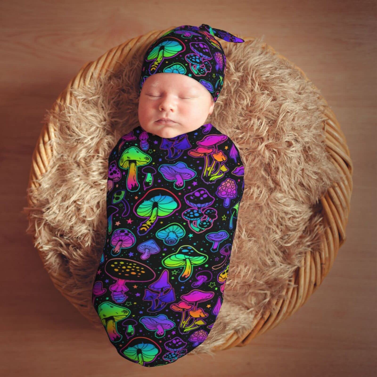 AuHomea 0-6 months newborn swaddle set ideal gift