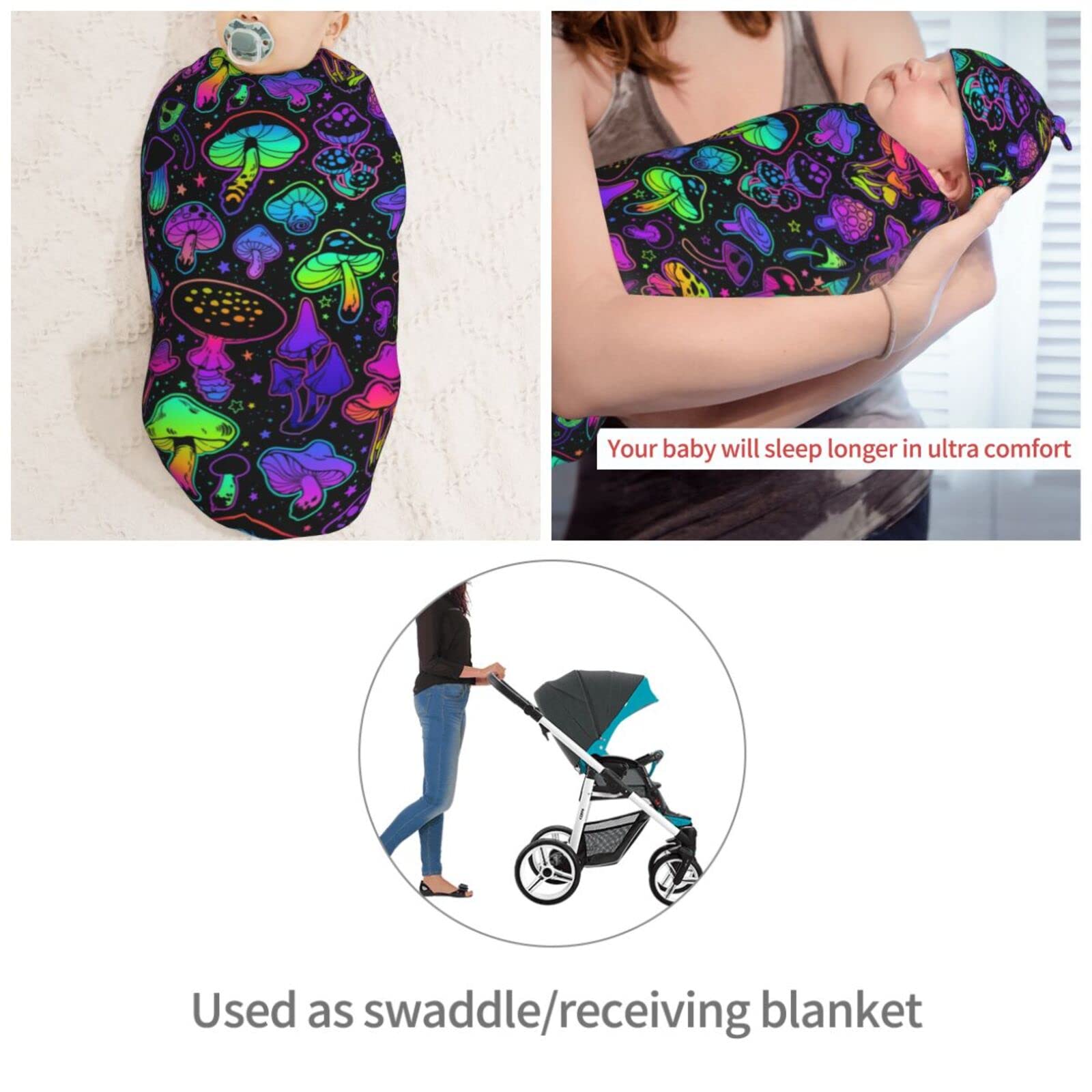 AuHomea swaddle bag tightening adjustment demonstrating customizable snugness