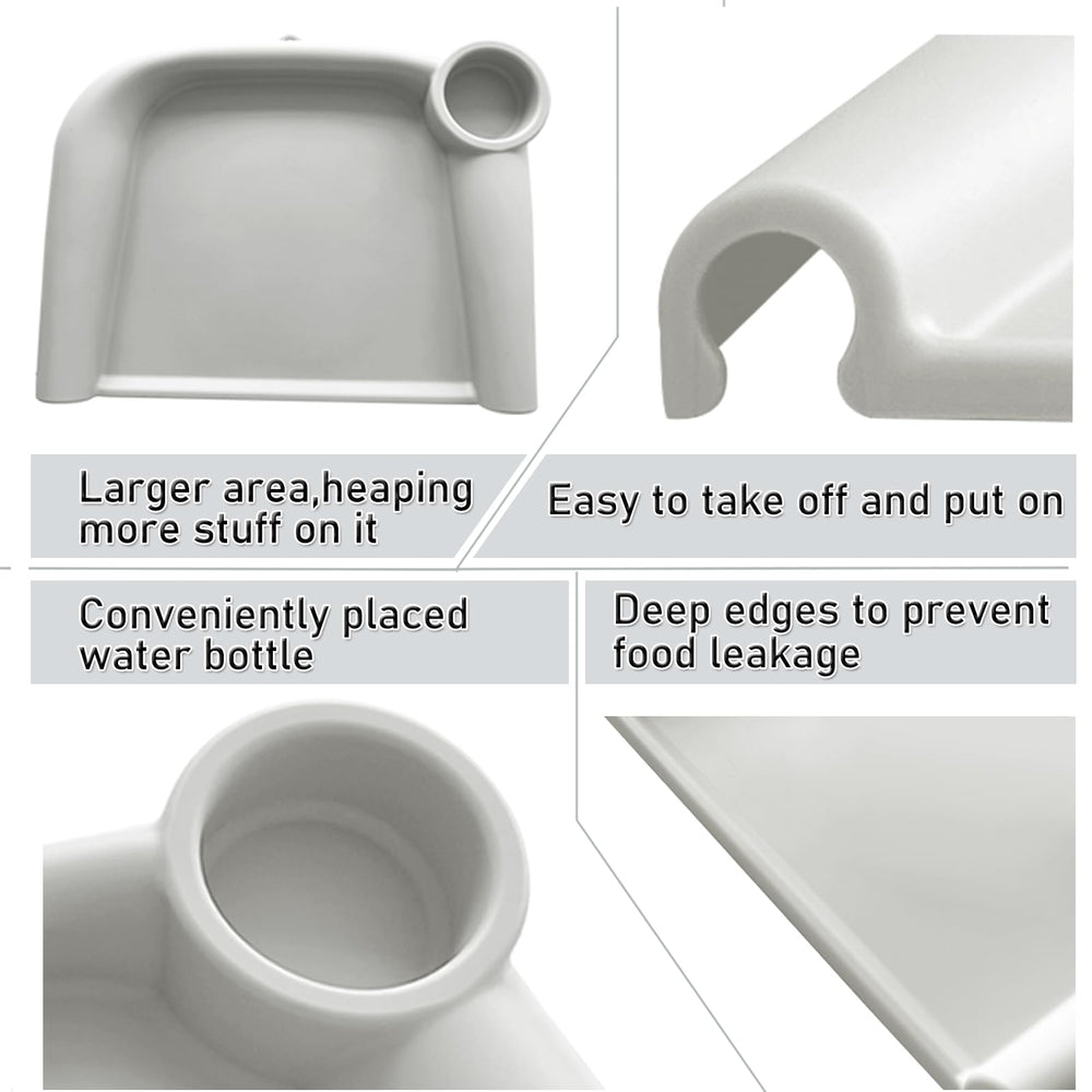 AukeyStar BPA-free silicone tray is dishwasher safe for easy cleaning.