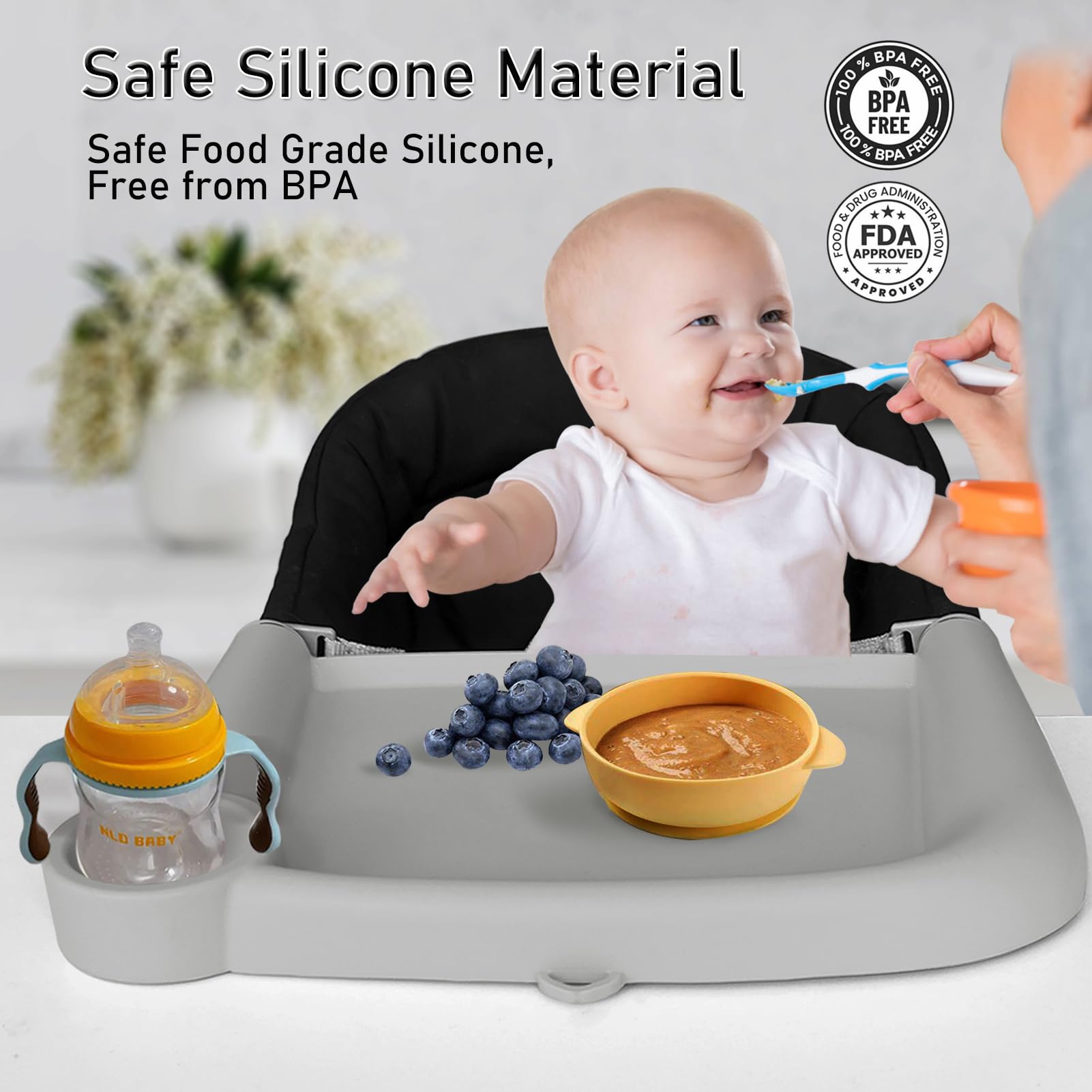 AukeyStar tray uses a wall-mount hook-hole design for compact storage.