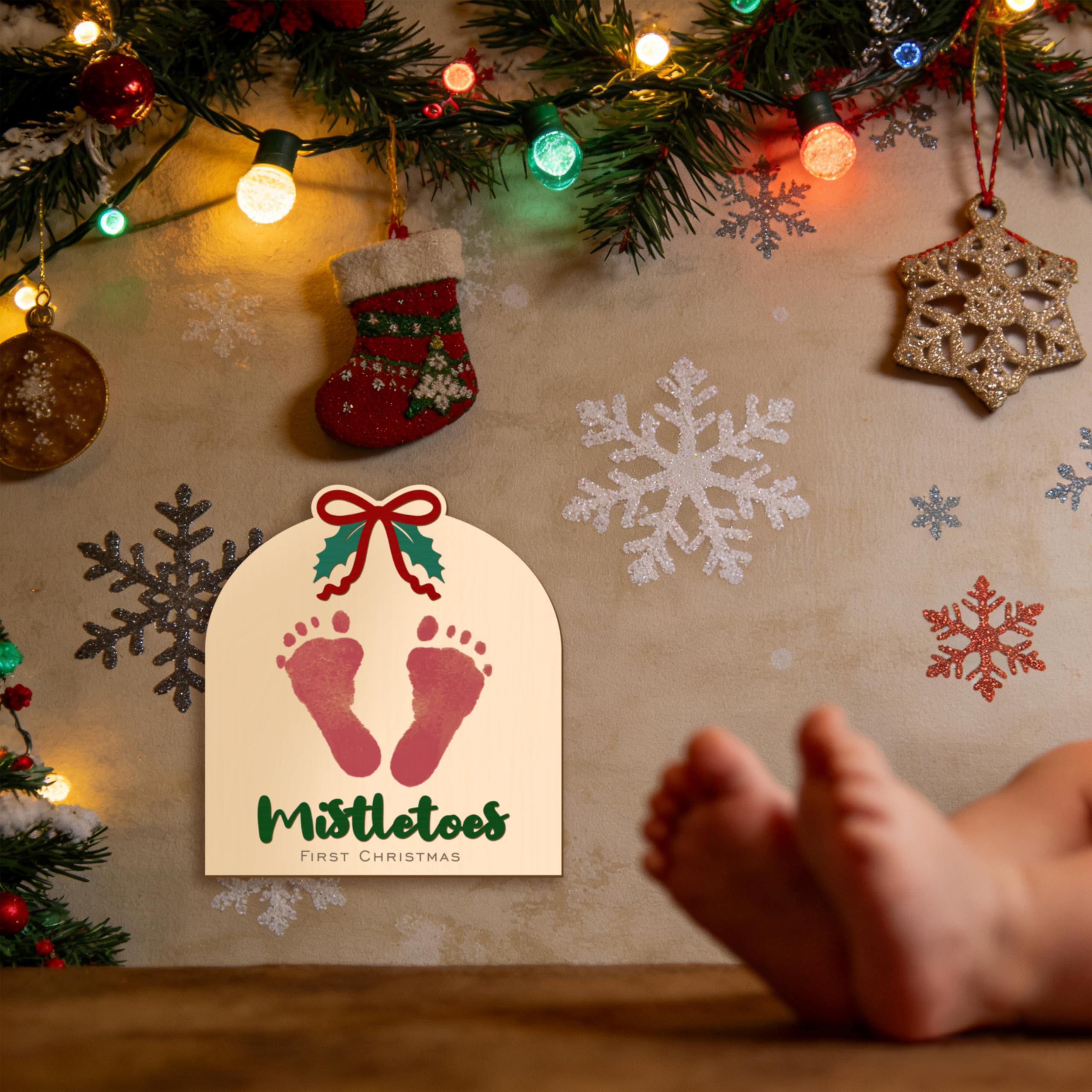 aukolass gift-ready sign suits baby shower or Christmas celebration.