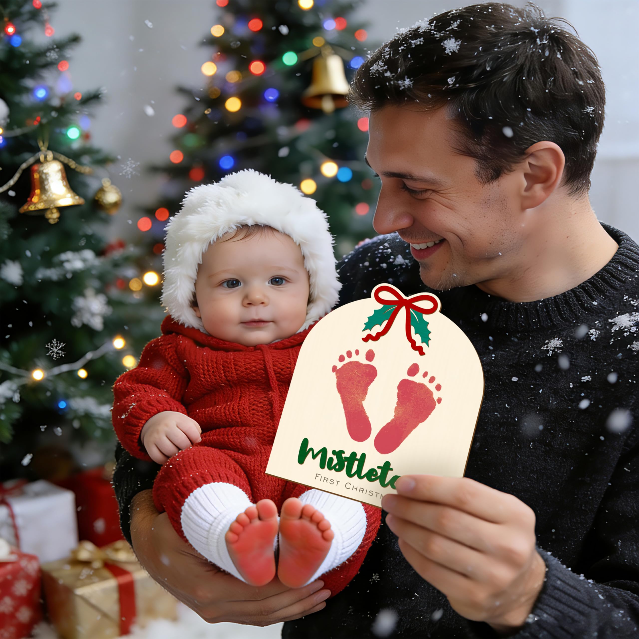 aukolass christmas prop sign doubles as room decor and memory.