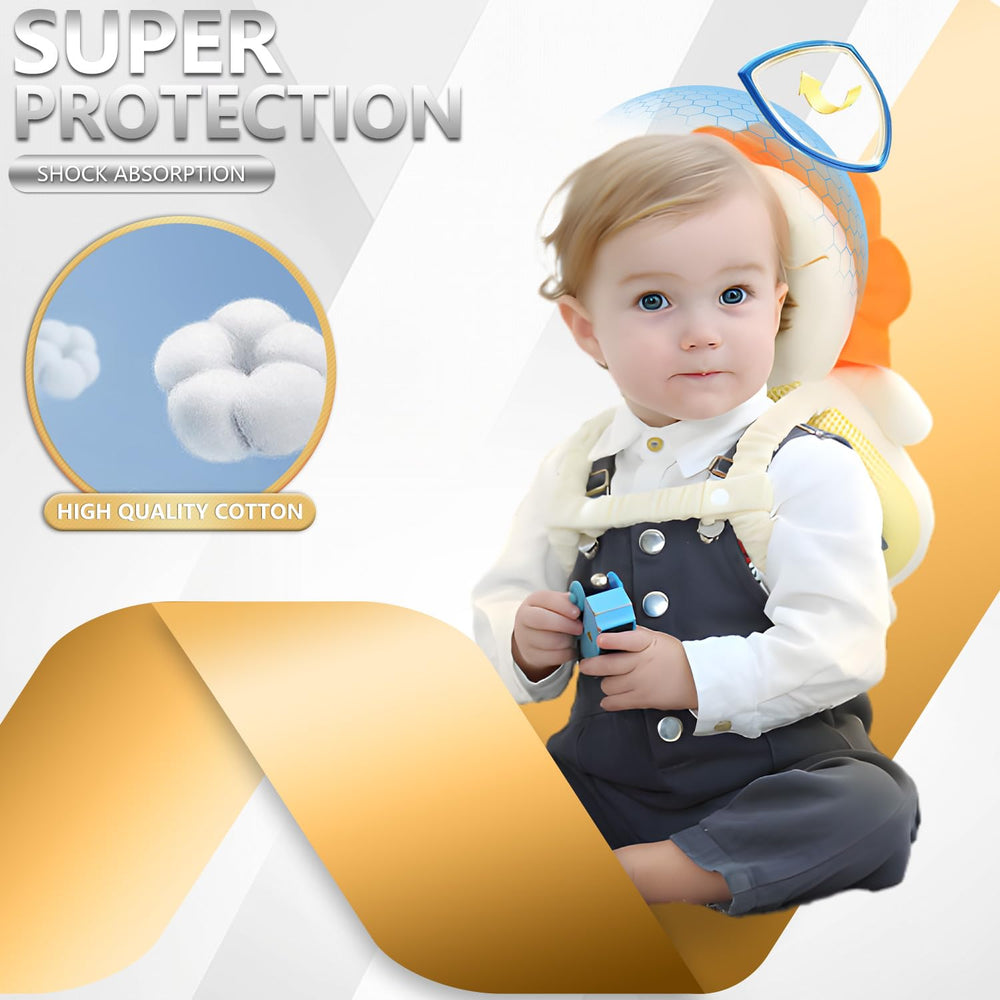 Baby knee pads with silicone anti-slip points aid crawling stability.