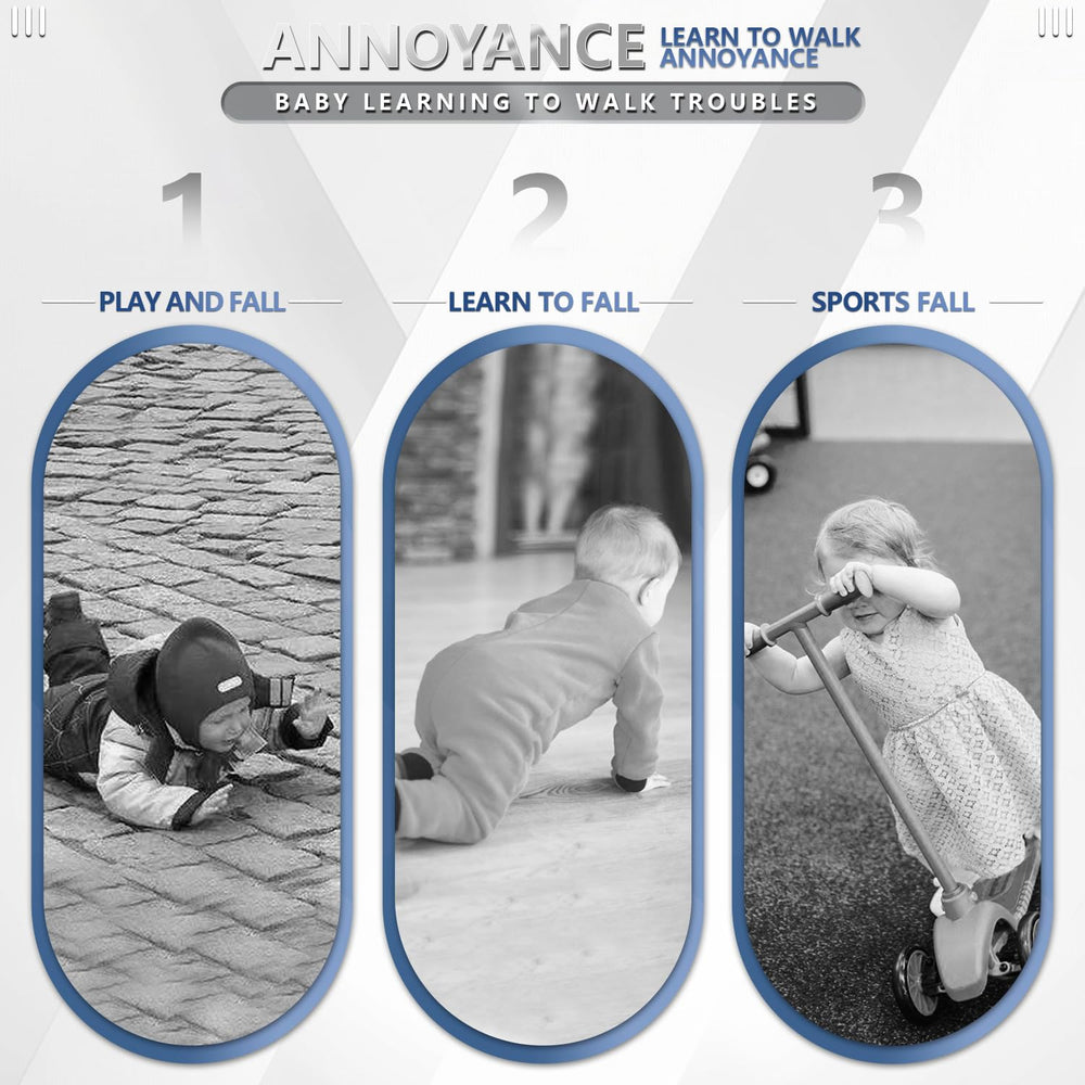 AUKOUPCIL knee pads with silicone anti-slip points for safer crawling.
