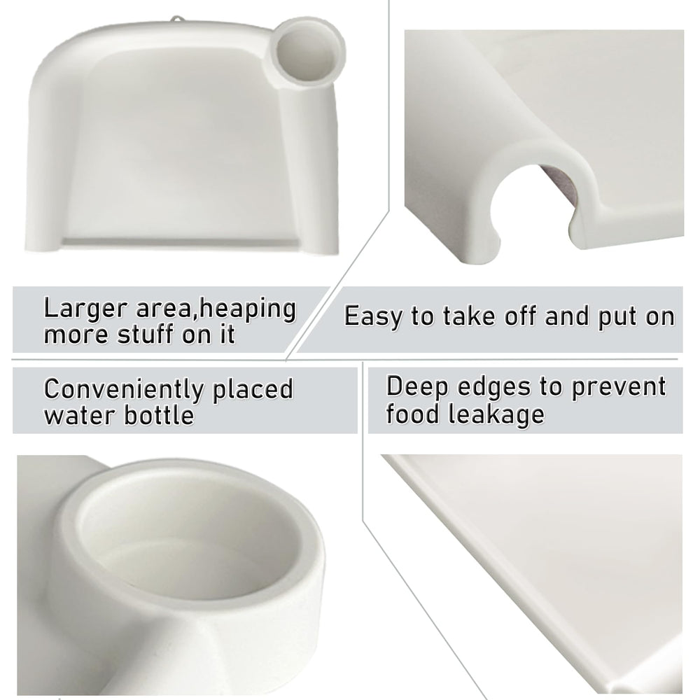 AukeyStar silicone tray is dishwasher safe and gentle on tiny hands.