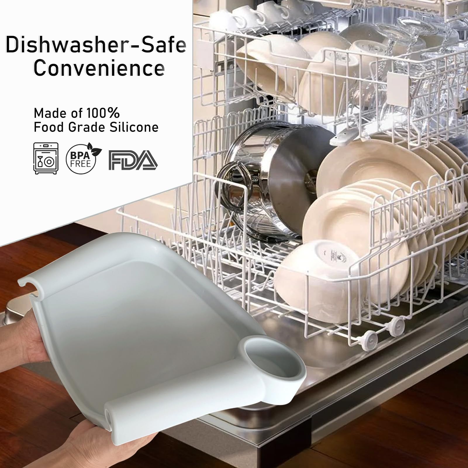 AukeyStar compatible tray fits Inglesina and similar high chairs for versatile use.