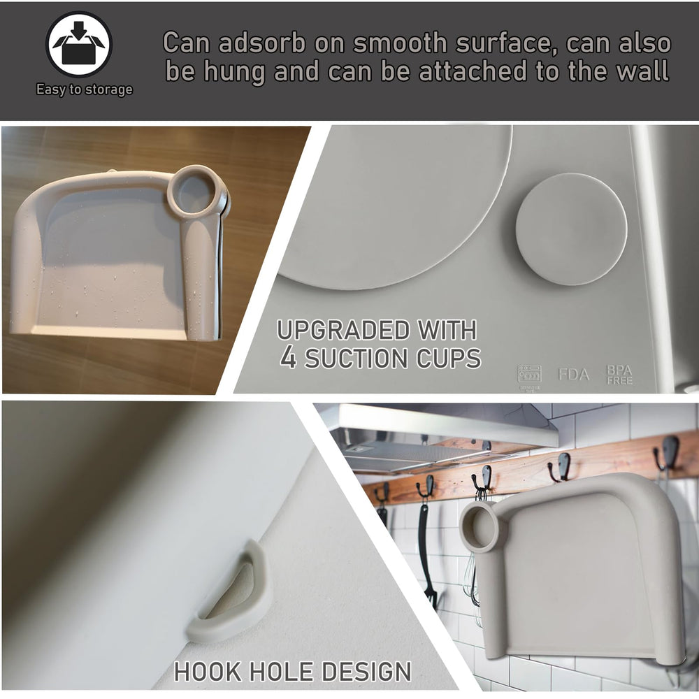 AukeyStar wall-hang hook design saves cabinet space when not in use.